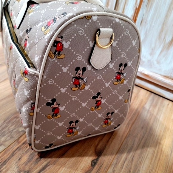 NWT Disney Mickey Mouse Monogram Weekender - Picture 2 of 11